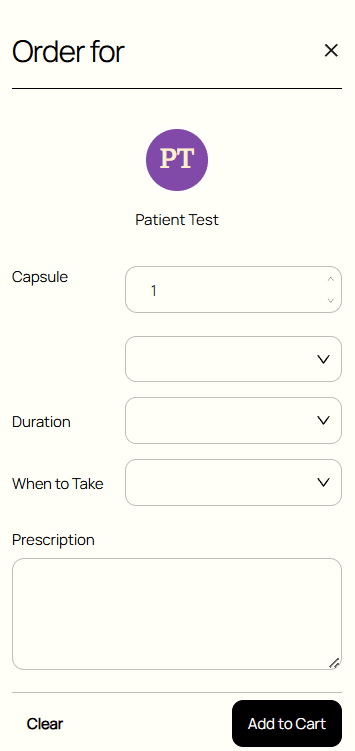 Create personalized prescription notes guide screenshot